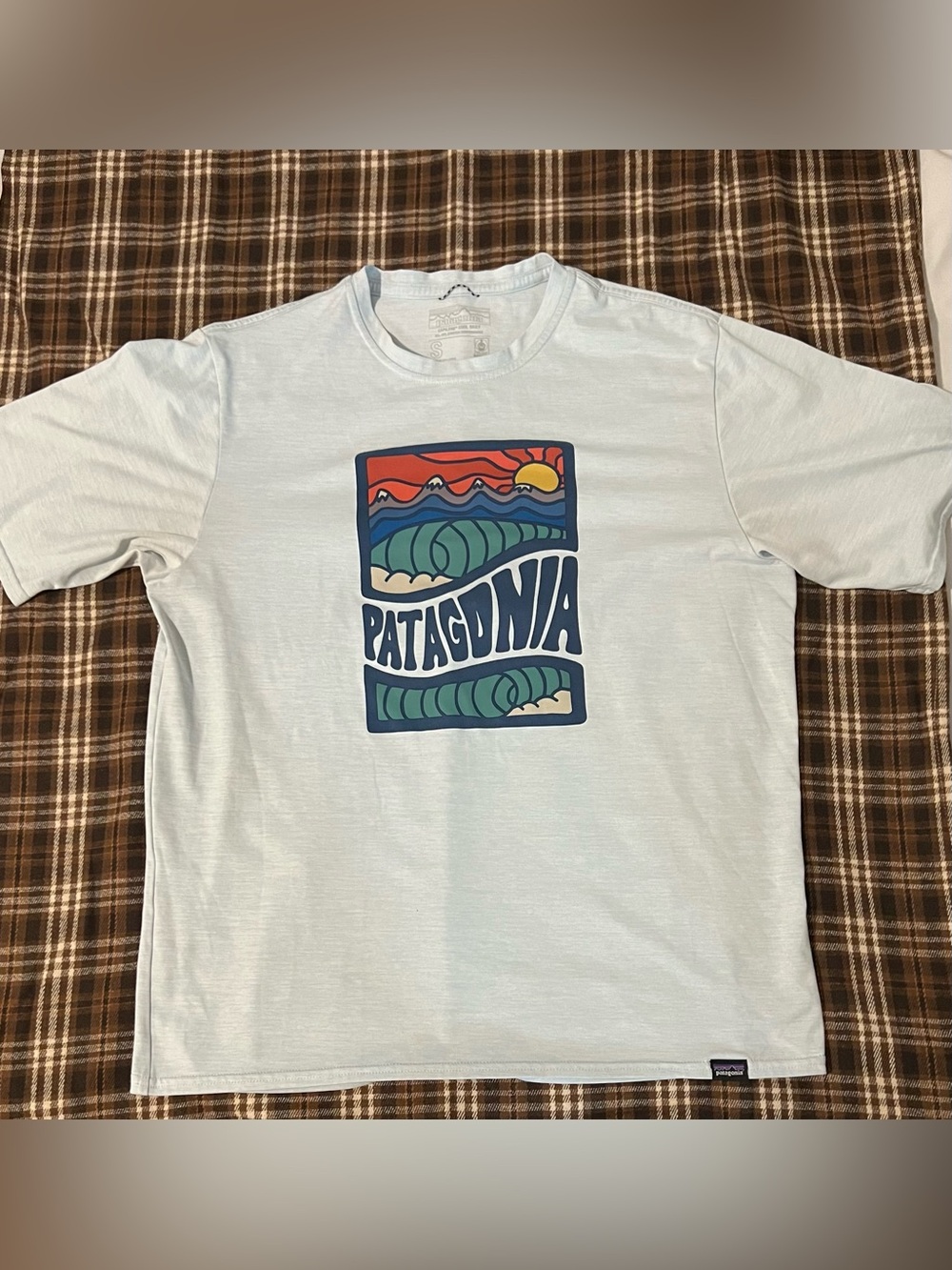 Patagonia Capilene Cool Daily T UPF Performance Shirt Men Small